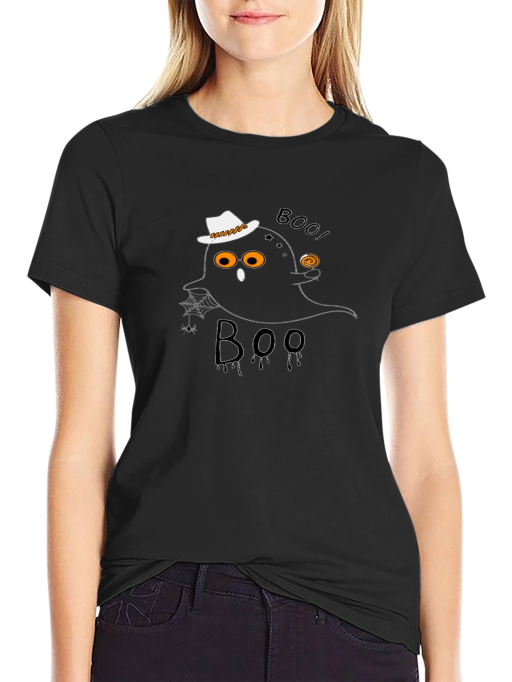 Halloween Ghost T-Shirt - Boo!