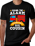 Sound the Alarm! Big Cousin Firetruck T-Shirt