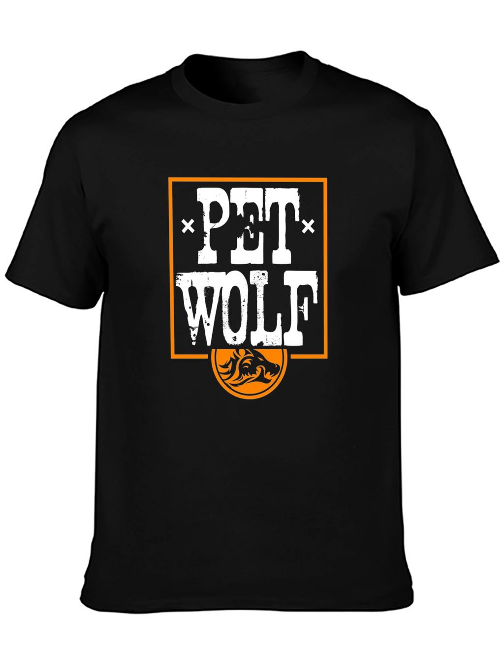 Pet Wolf Graphic Tee - Cool Animal Lover T-Shirt