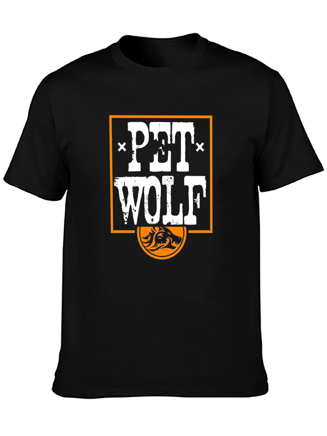 Pet Wolf Graphic Tee - Cool Animal Lover T-Shirt