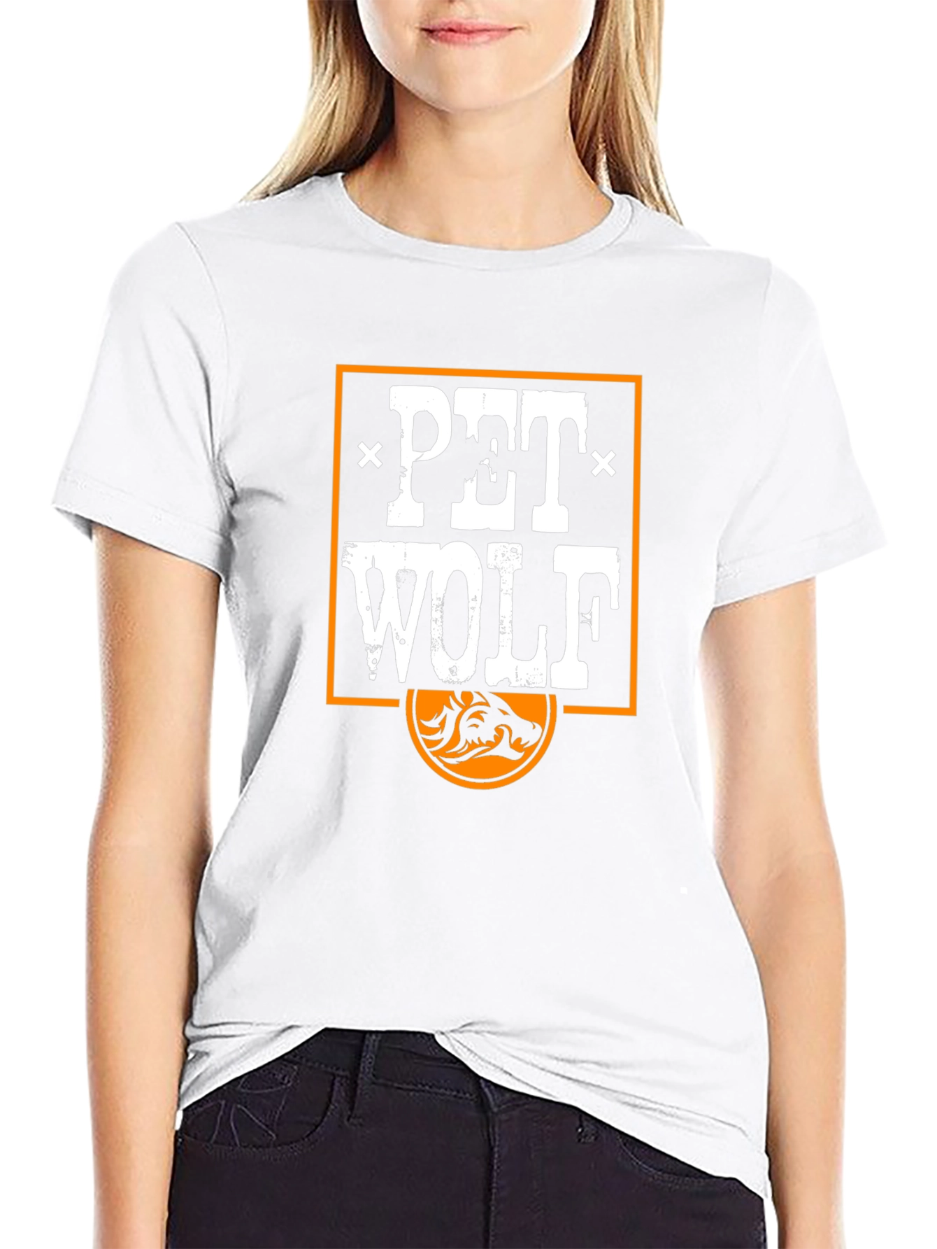 Pet Wolf Graphic Tee - Cool Animal Lover T-Shirt