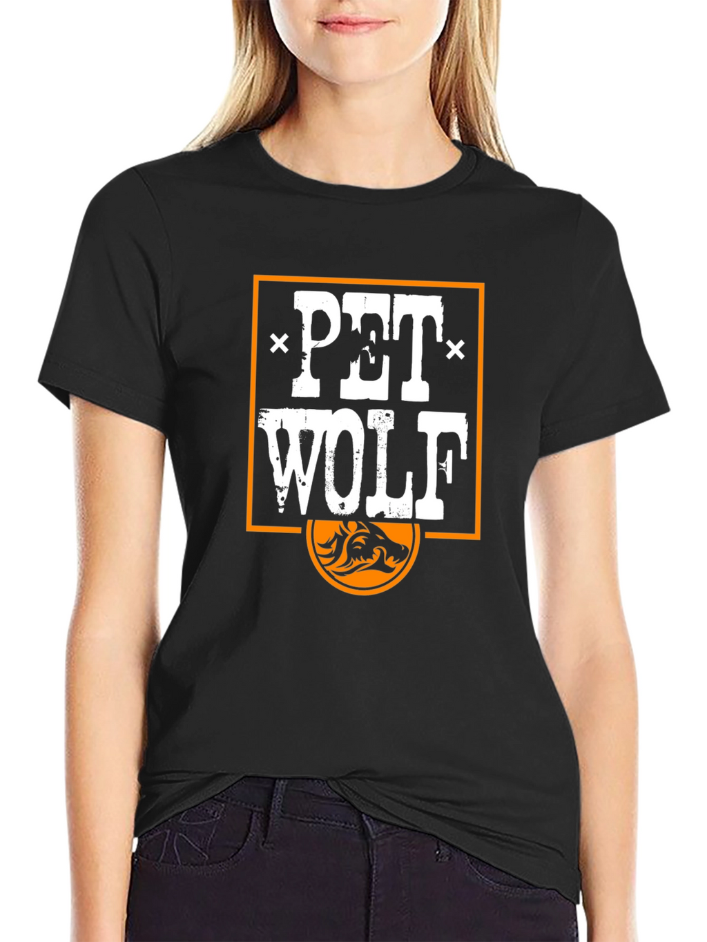 Pet Wolf Graphic Tee - Cool Animal Lover T-Shirt