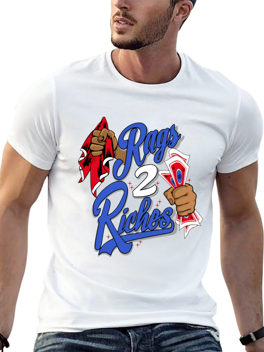 Rags 2 Riches Graphic T-Shirt