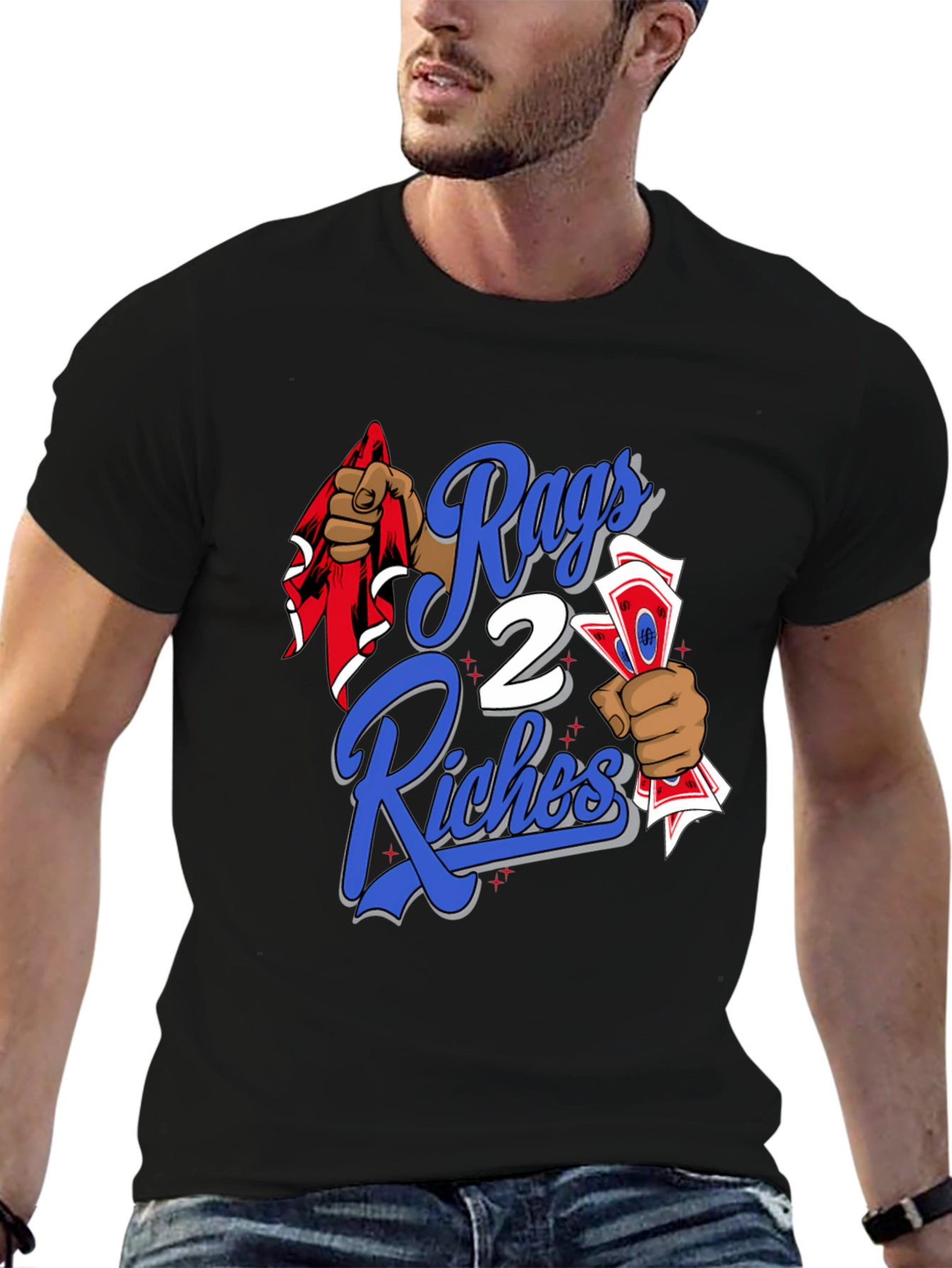 Rags 2 Riches Graphic T-Shirt