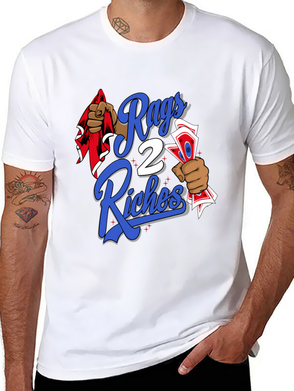 Rags 2 Riches Graphic T-Shirt