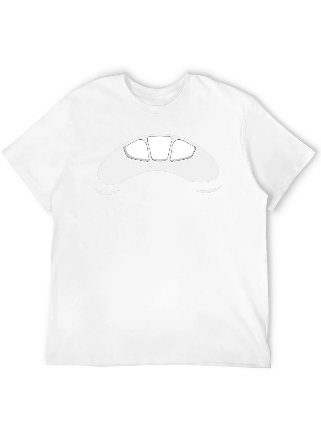 Abstract Face Black T-Shirt