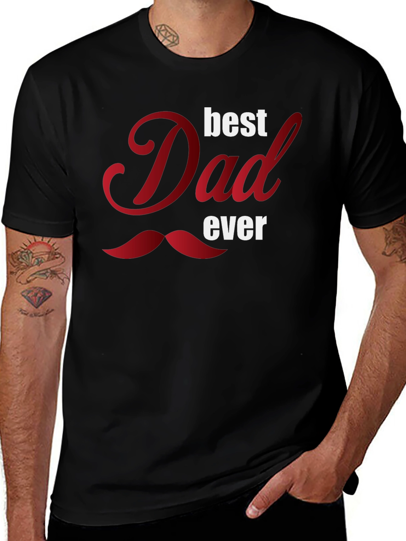 Best Dad Ever Graphic T-Shirt - Fathers Day Gift