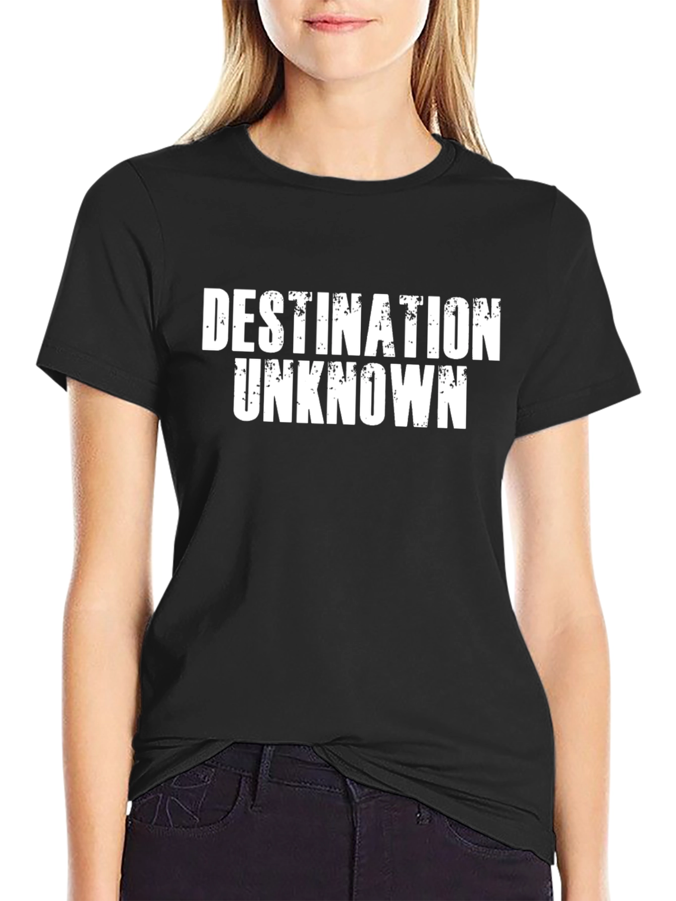Destination Unknown Black T-Shirt