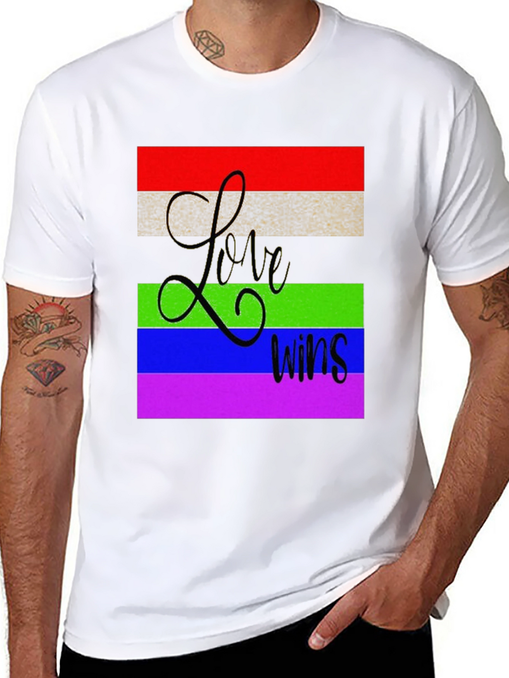 Love Wins Pride T-Shirt - Stylish LGBTQ+ Apparel