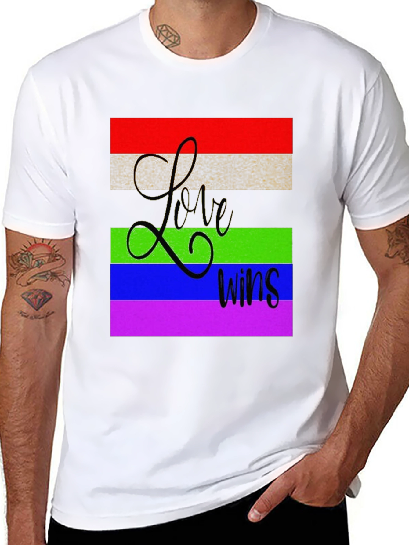 Love Wins Pride T-Shirt - Stylish LGBTQ+ Apparel