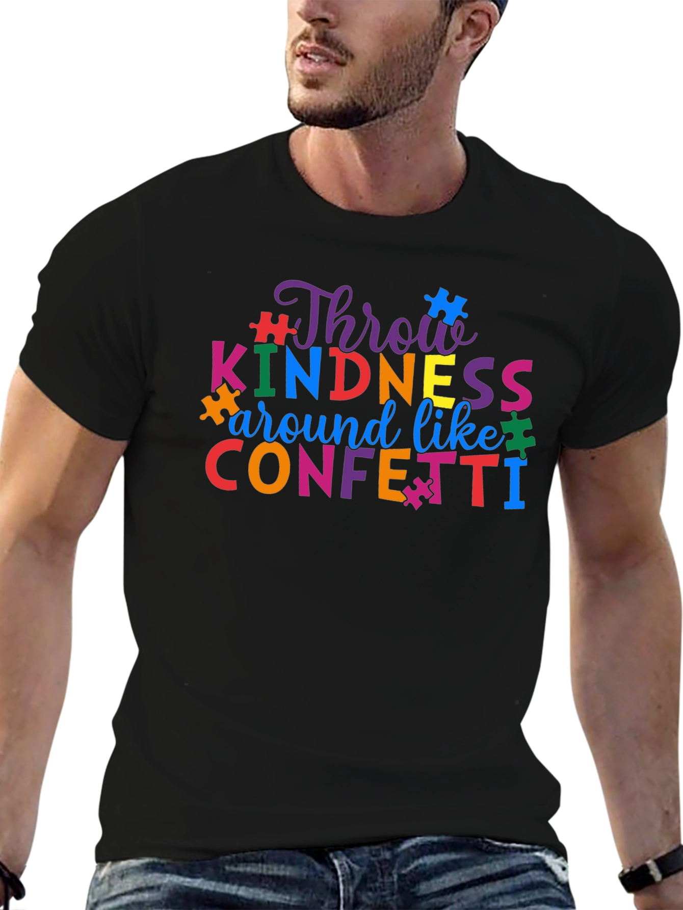 Throw Kindness Like Confetti Awareness T-Shirt