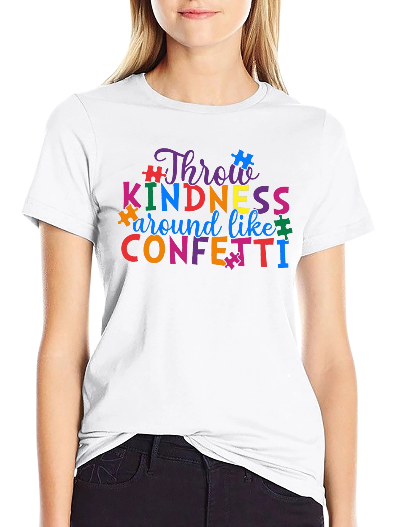 Throw Kindness Like Confetti Awareness T-Shirt