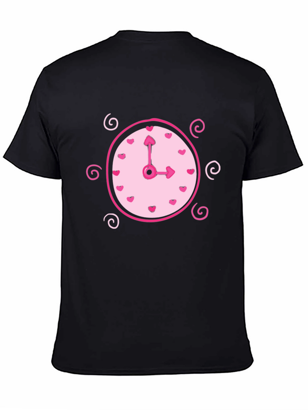 Whimsical Clock Heart T-Shirt
