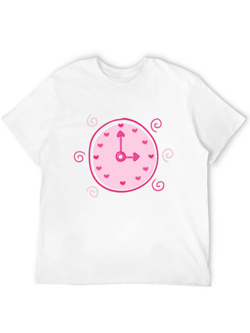 Whimsical Clock Heart T-Shirt