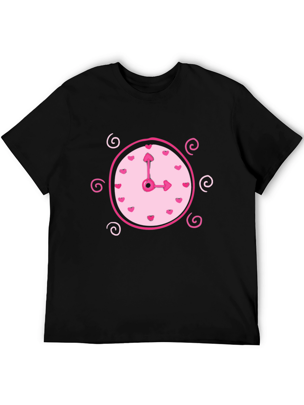 Whimsical Clock Heart T-Shirt