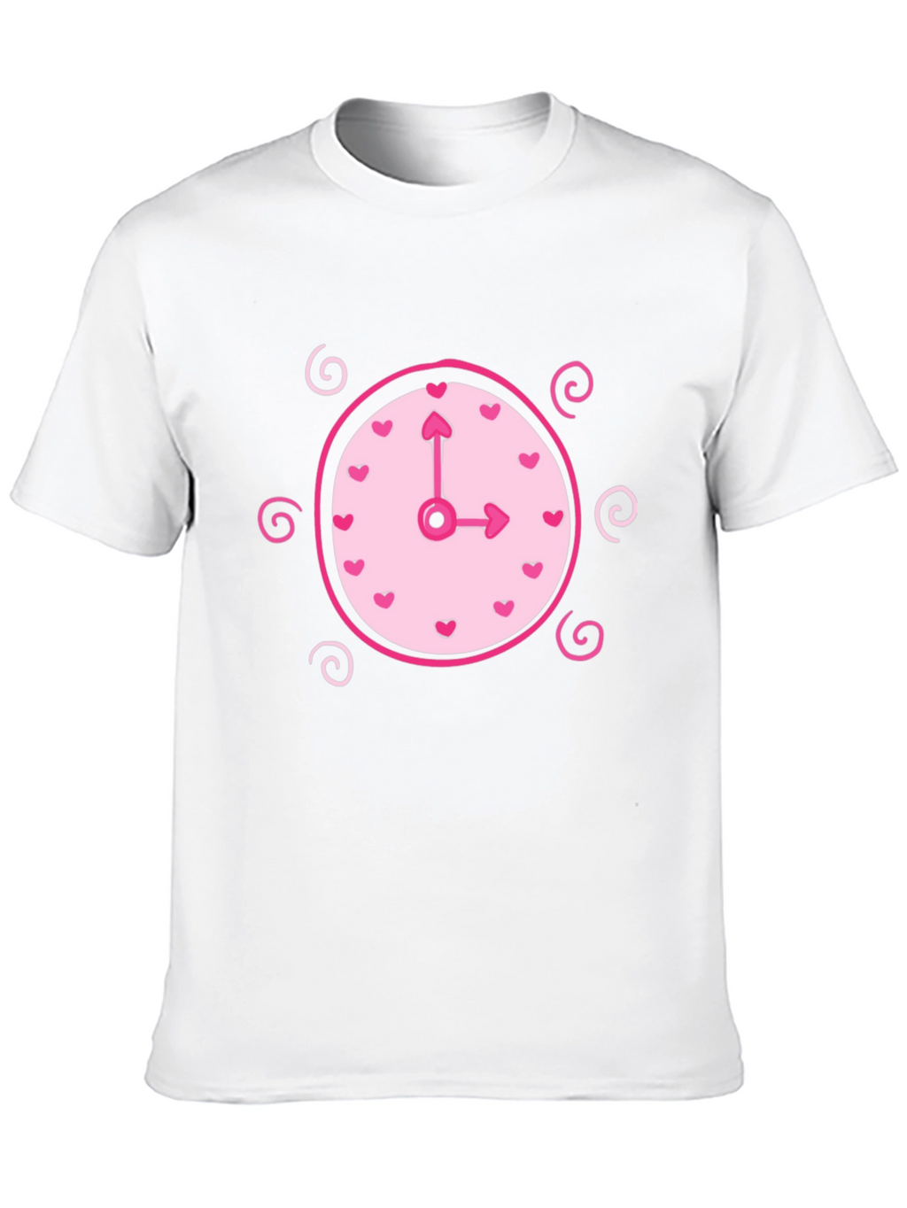 Whimsical Clock Heart T-Shirt