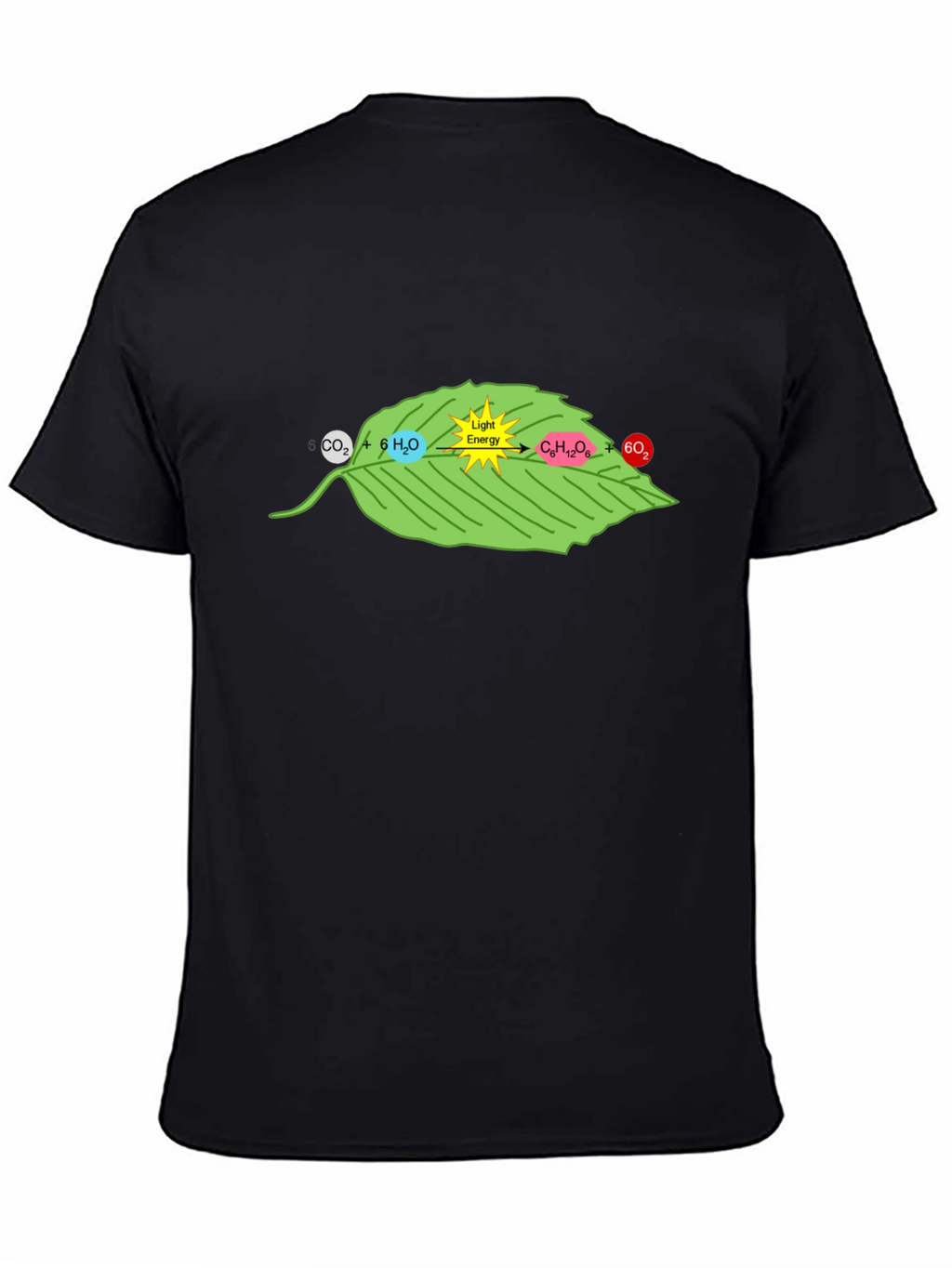 Photosynthesis Black Graphic T-Shirt