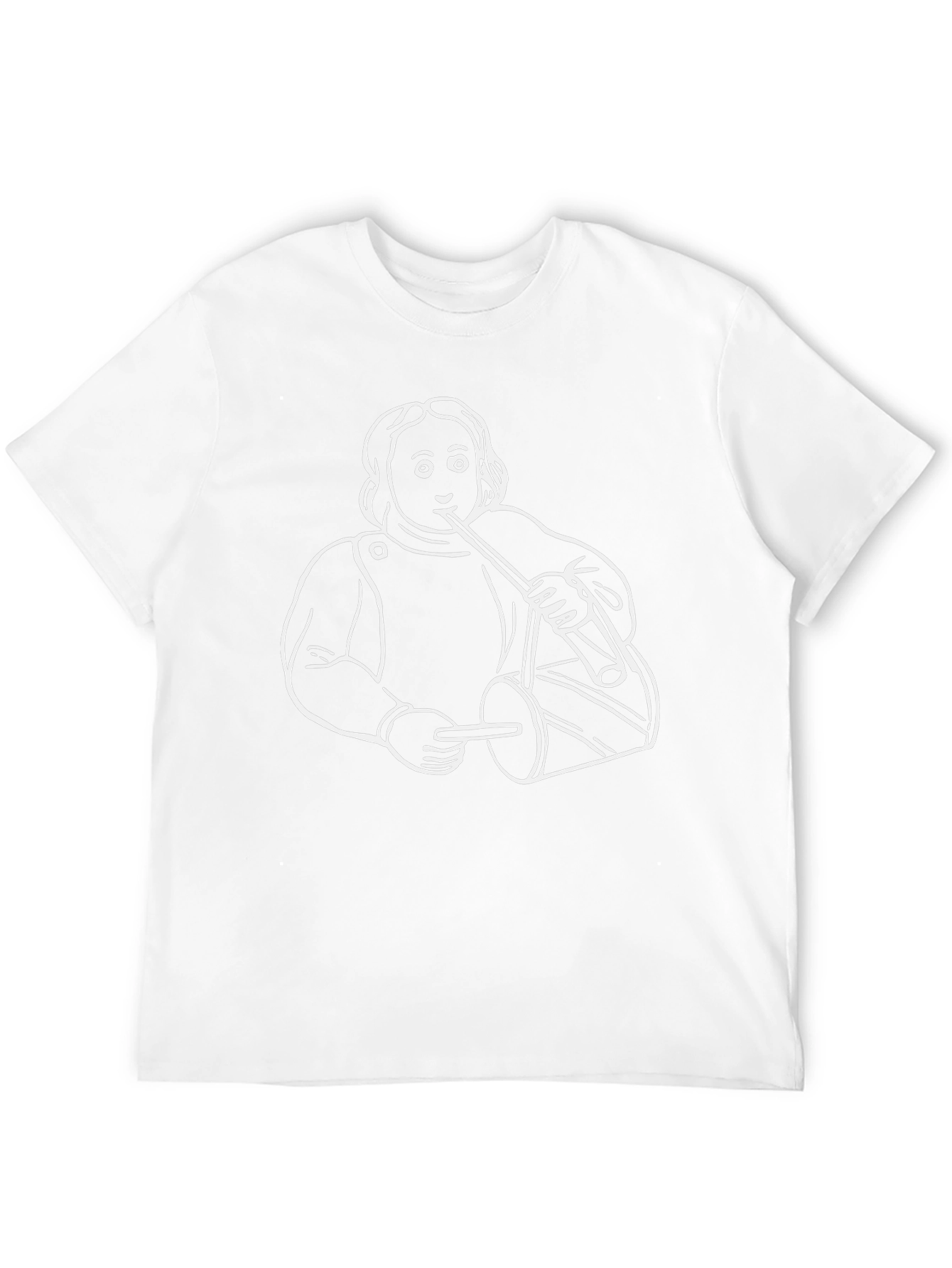 Funny Bard Drummer Black T-Shirt