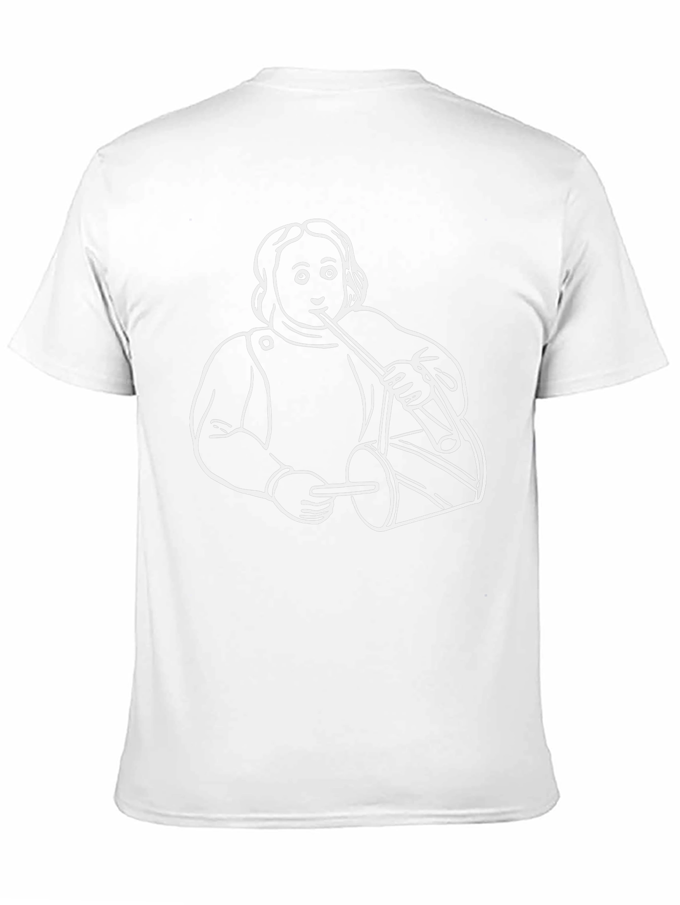 Funny Bard Drummer Black T-Shirt