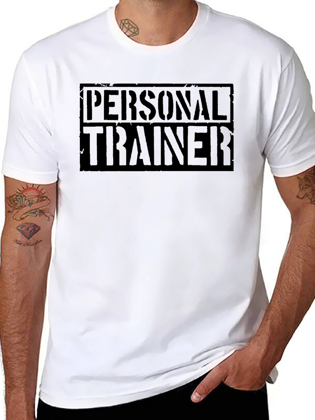 Personal Trainer Graphic T-Shirt - Fitness Instructor Tee
