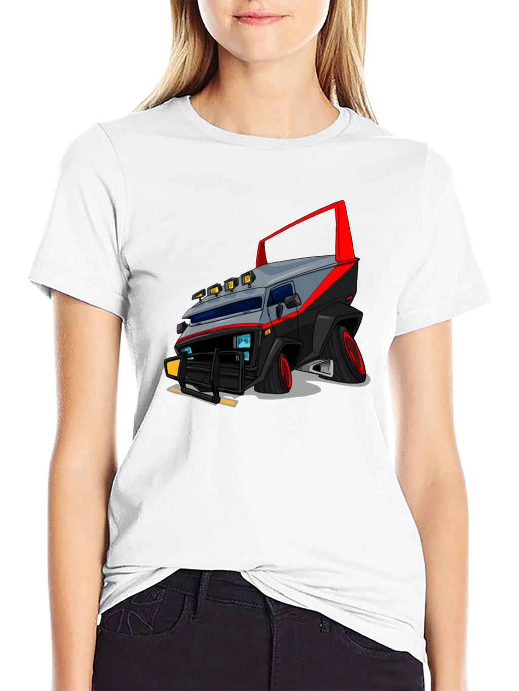 A-Team Van Graphic Black T-Shirt