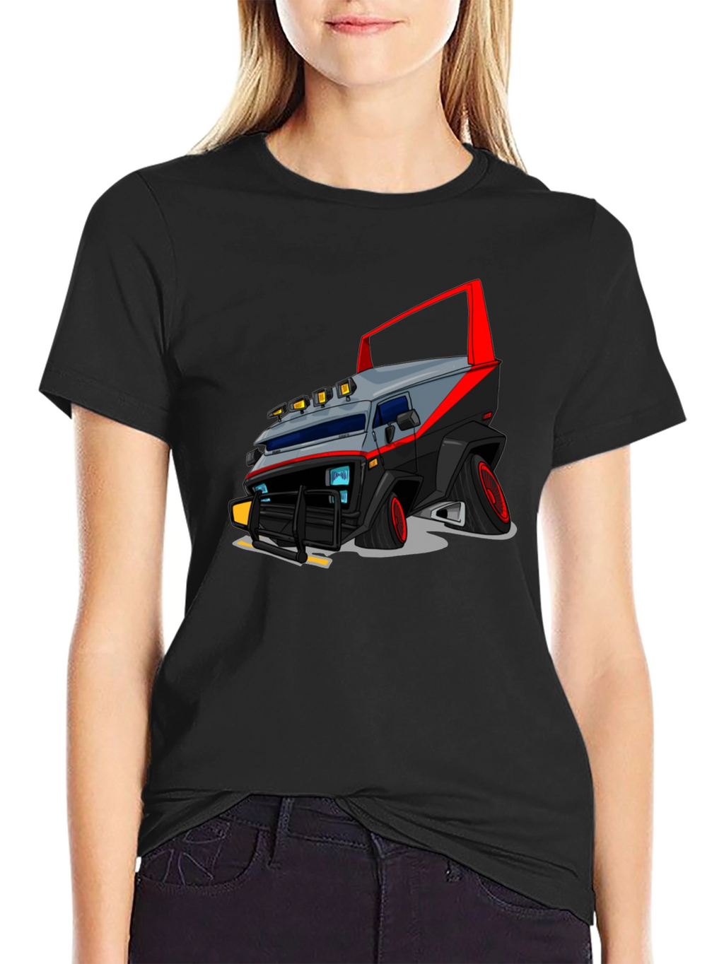 A-Team Van Graphic Black T-Shirt
