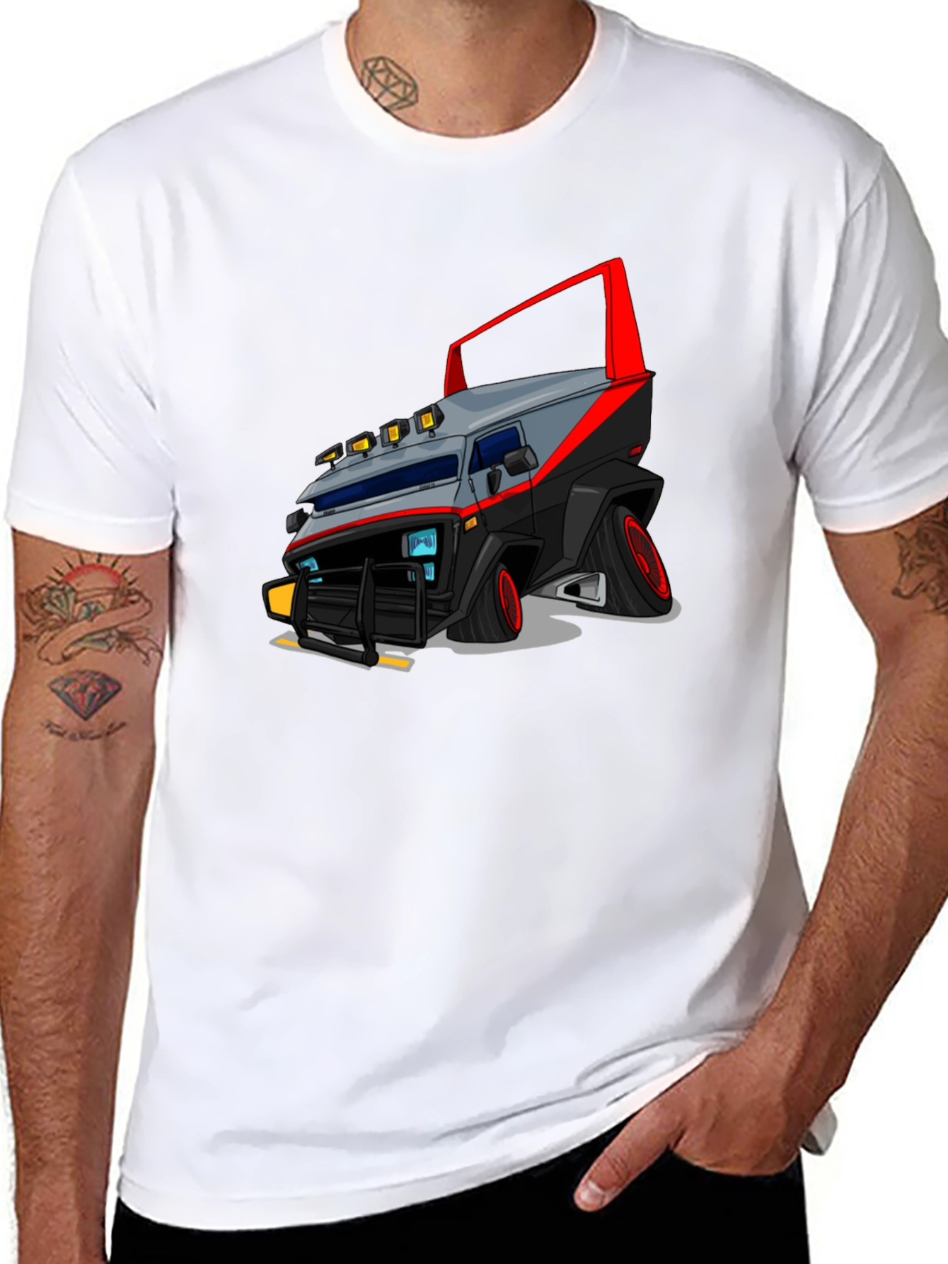 A-Team Van Graphic Black T-Shirt