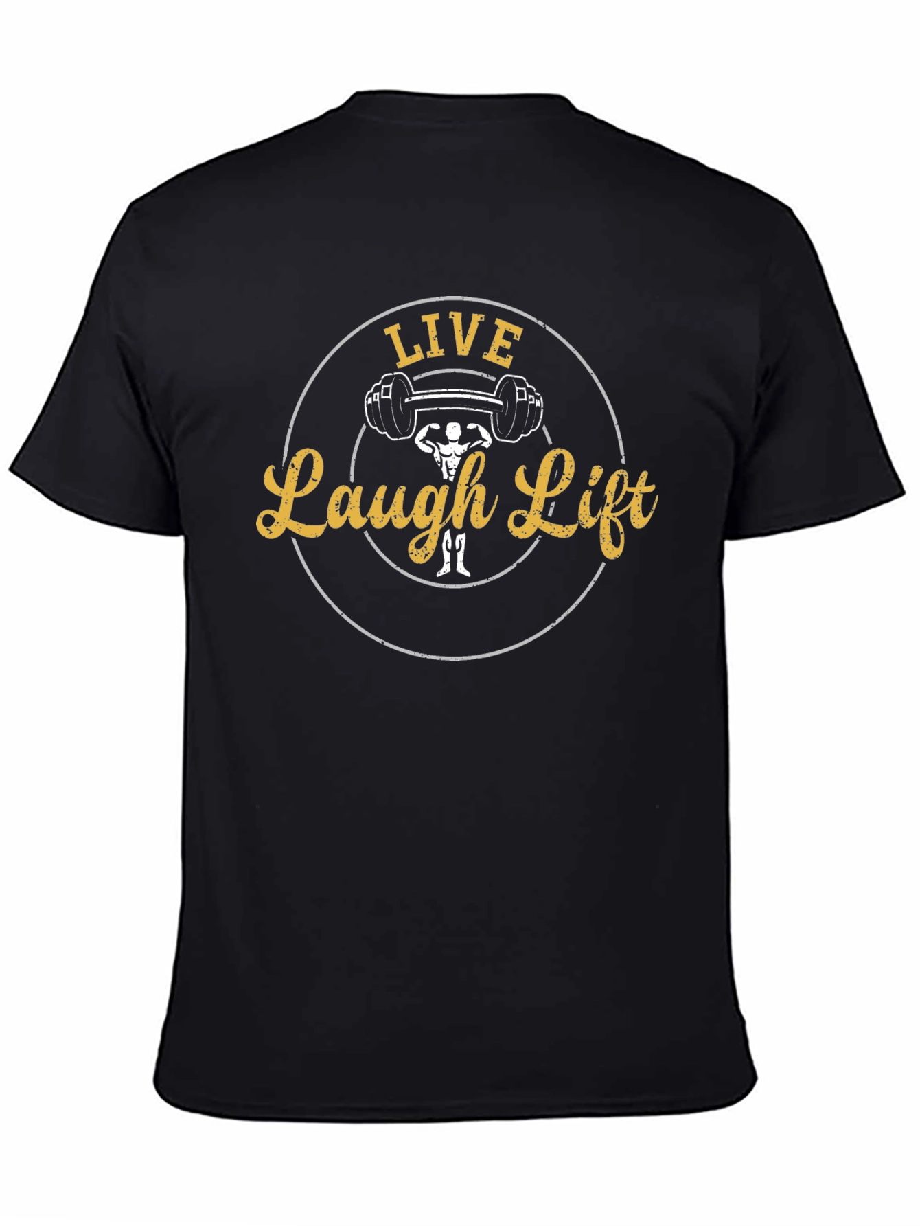 Live Laugh Lift Graphic Tee - Black