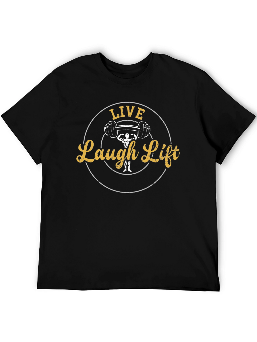 Live Laugh Lift Graphic Tee - Black
