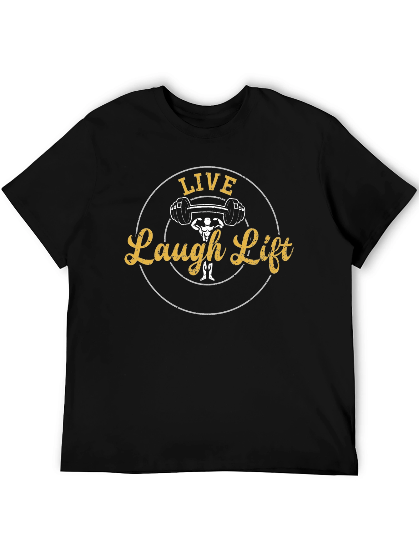 Live Laugh Lift Graphic Tee - Black