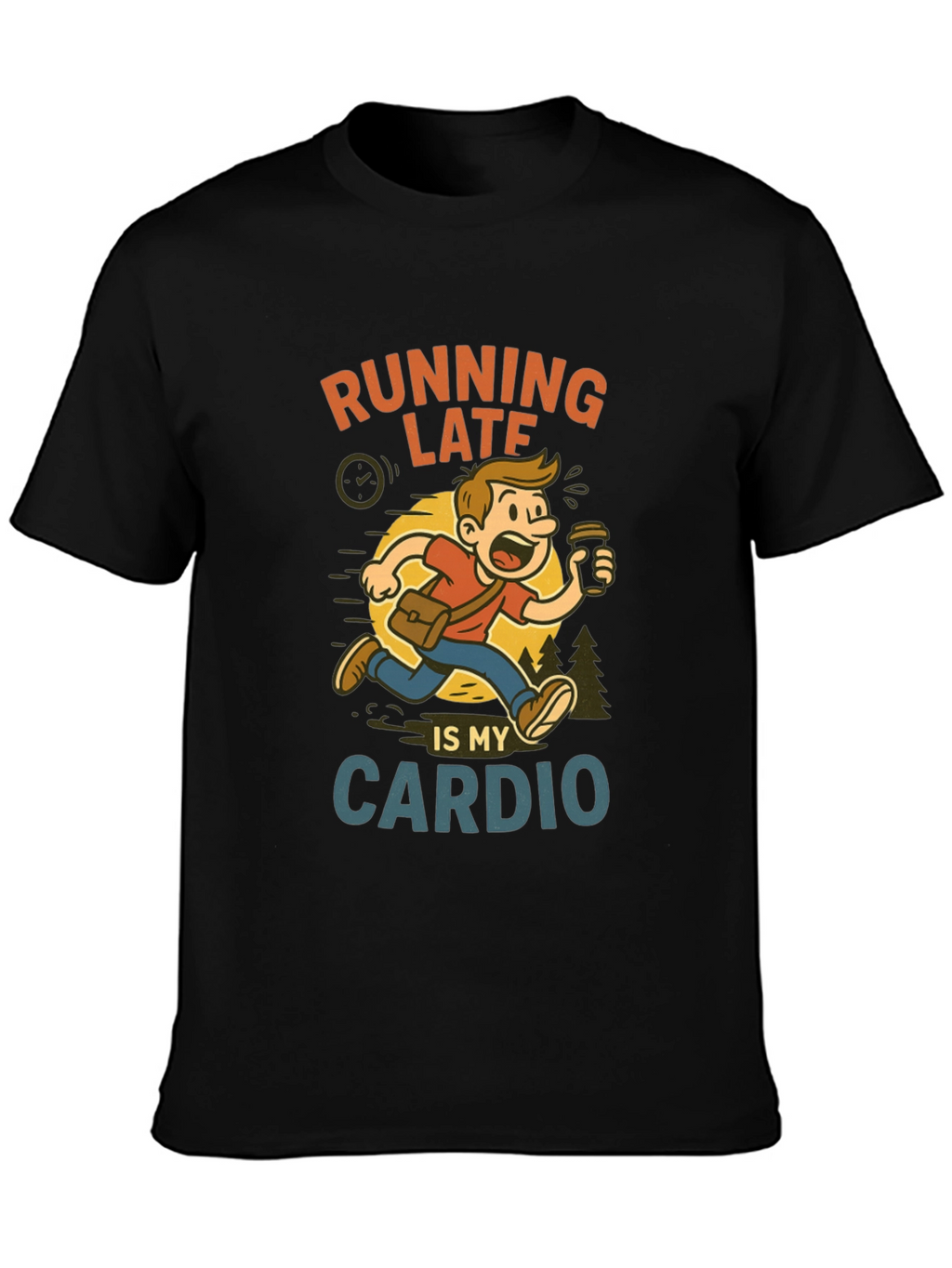 Running Late Cardio Graphic Tee