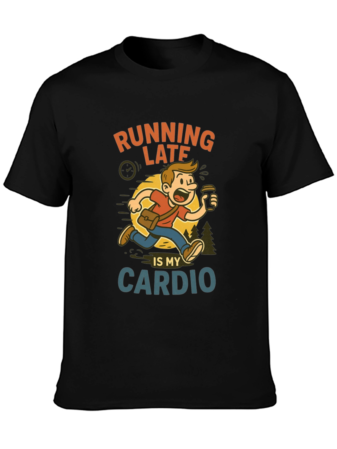 Running Late Cardio Graphic Tee