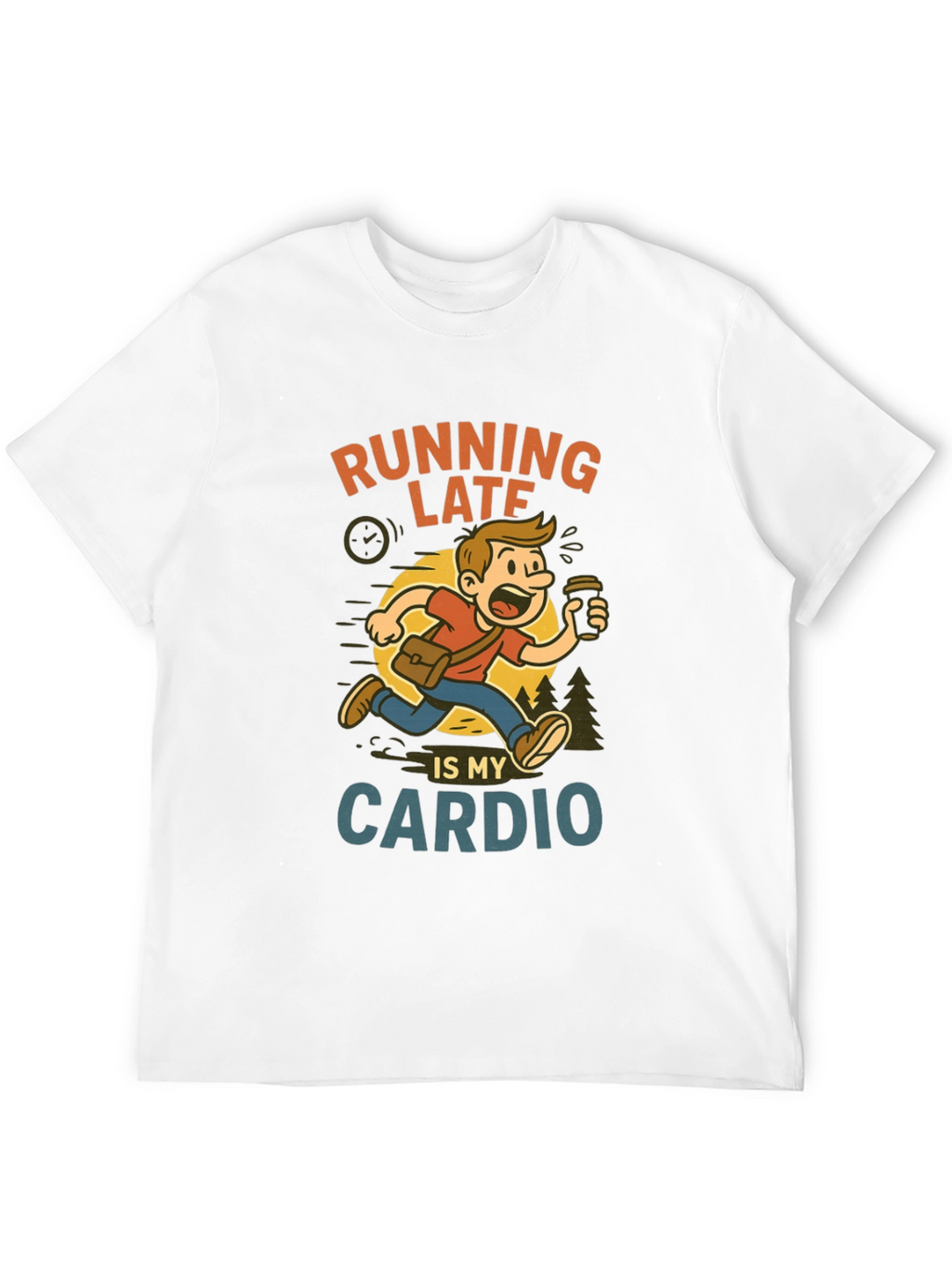 Running Late Cardio Graphic Tee