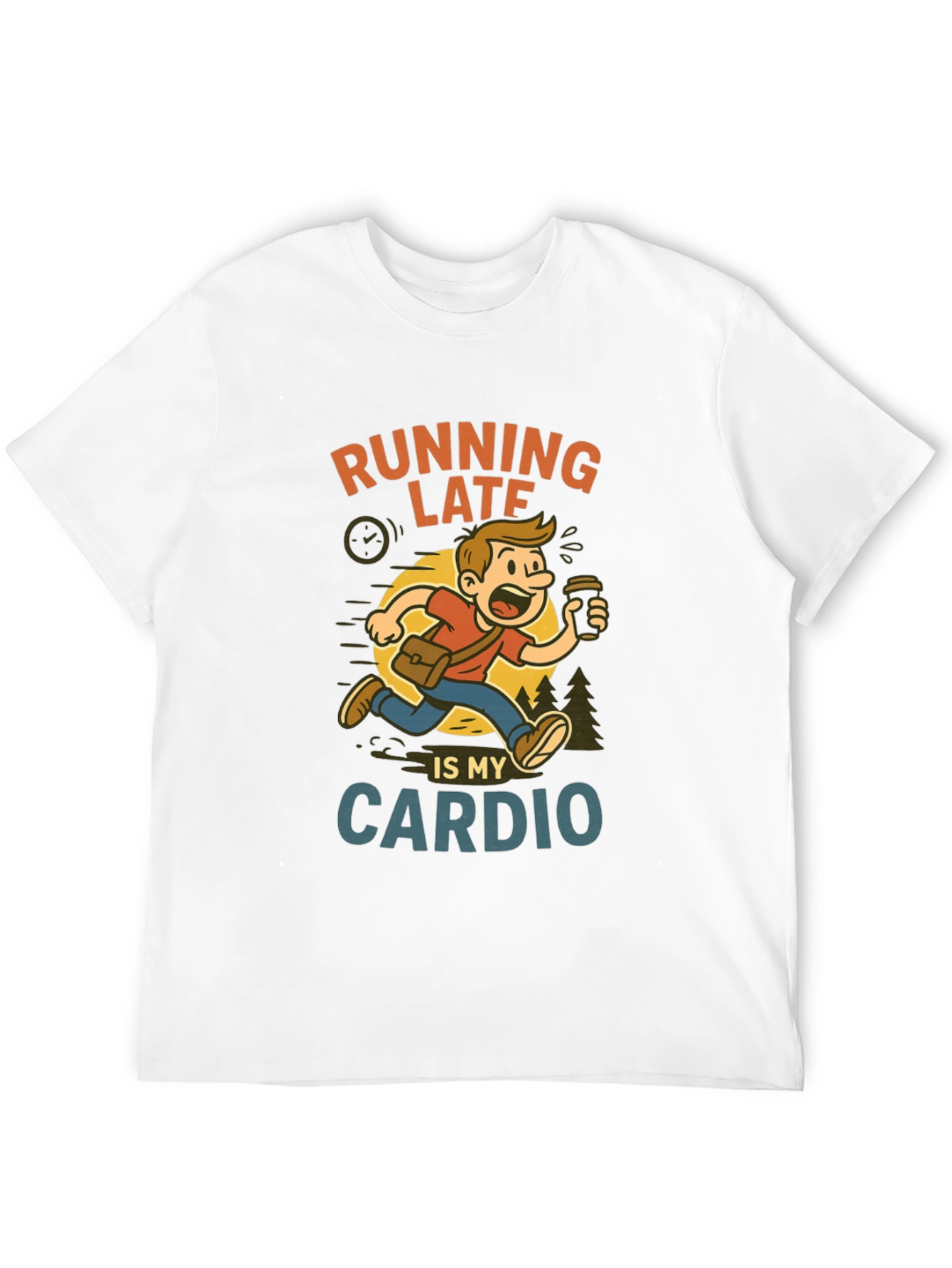 Running Late Cardio Graphic Tee
