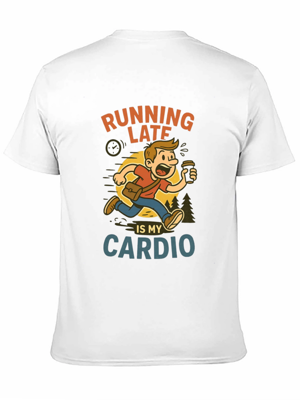 Running Late Cardio Graphic Tee