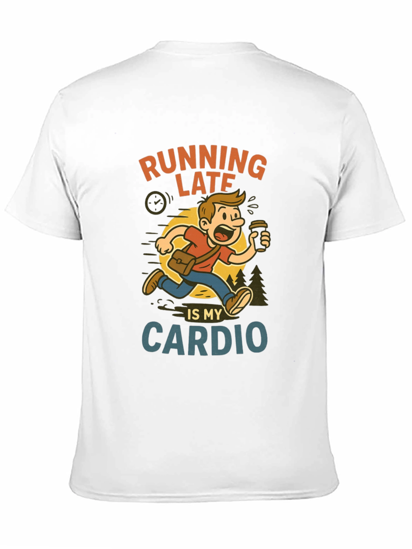 Running Late Cardio Graphic Tee