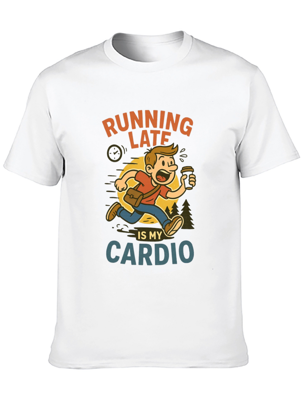 Running Late Cardio Graphic Tee
