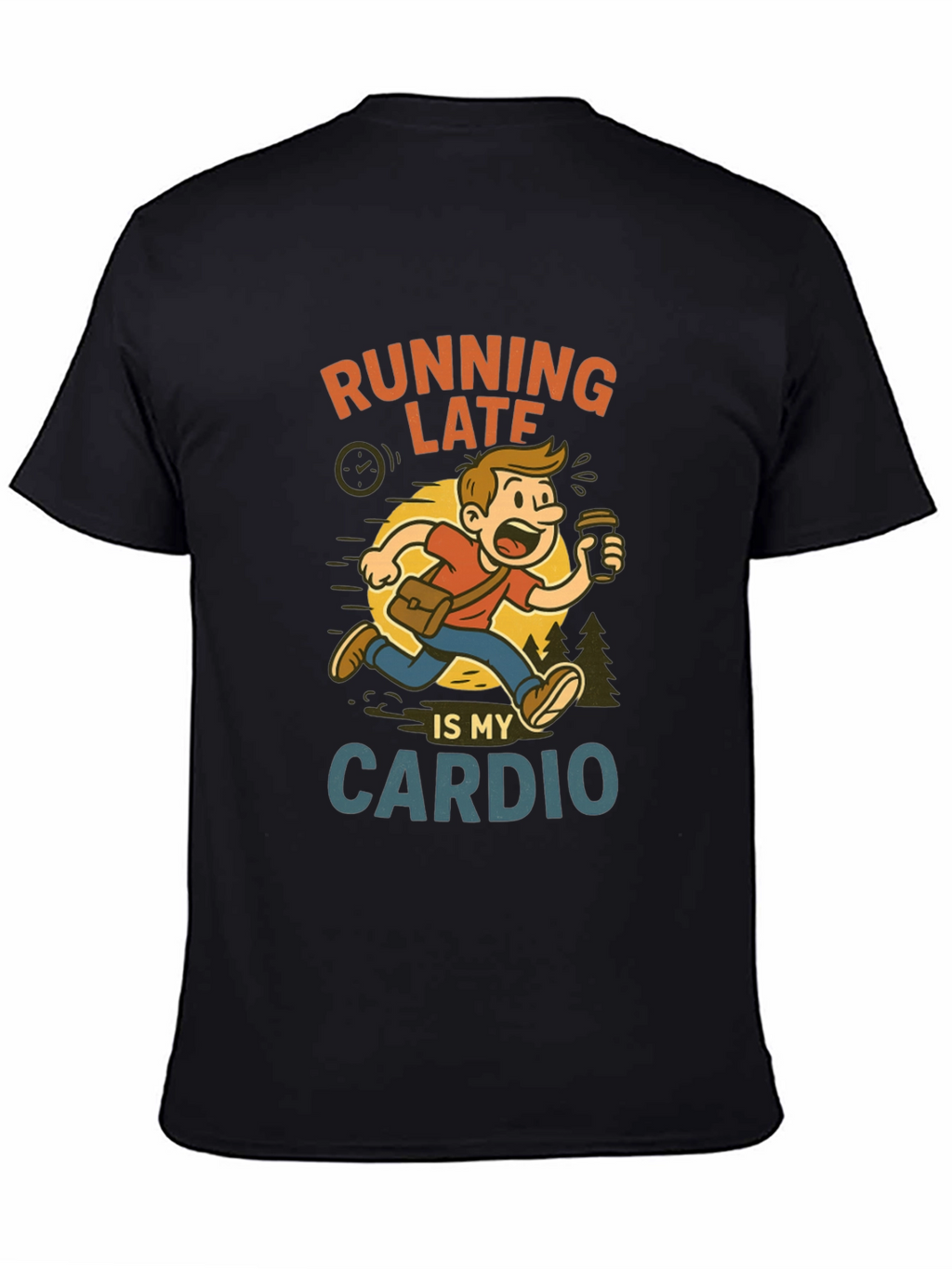 Running Late Cardio Graphic Tee