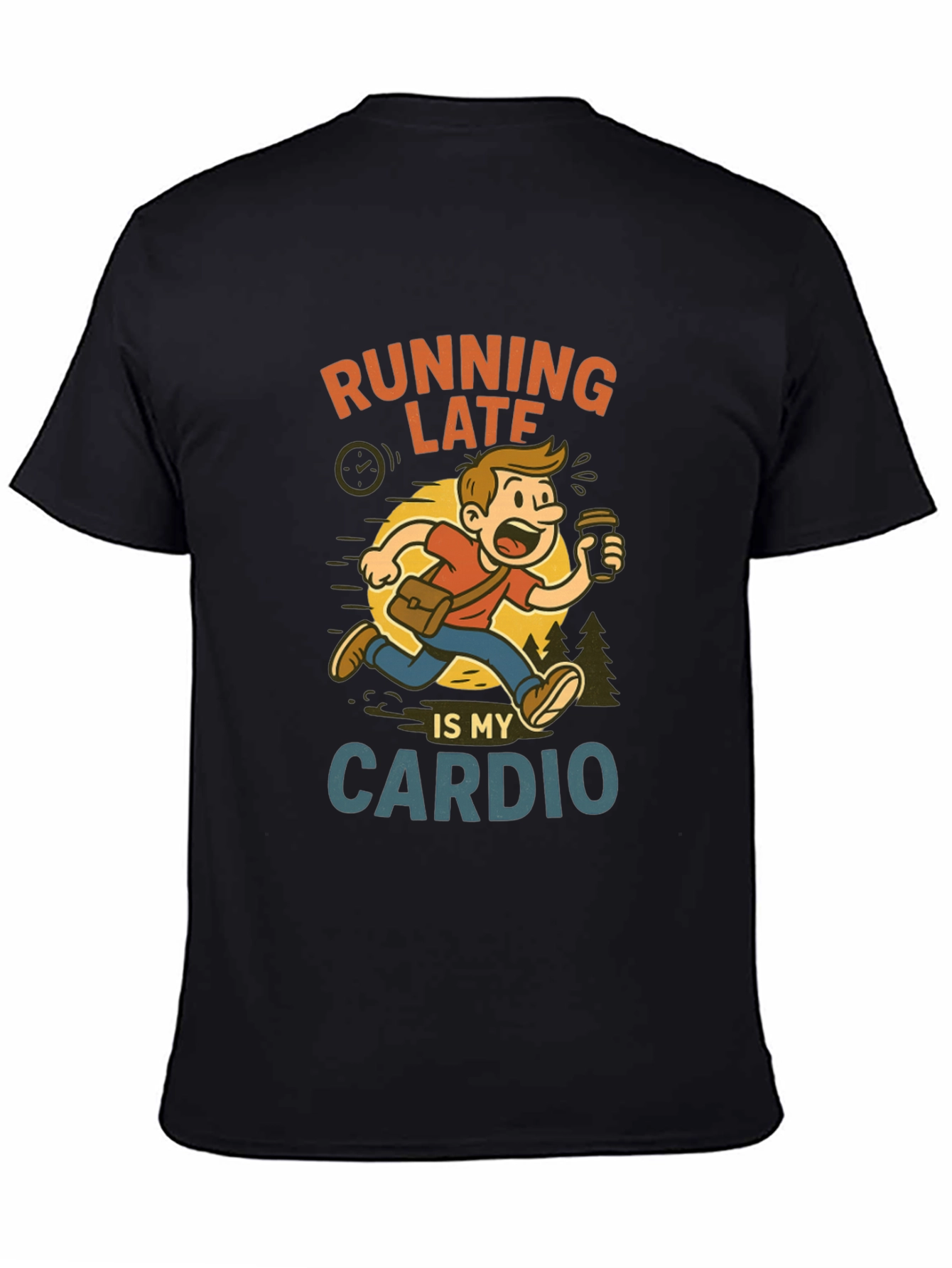 Running Late Cardio Graphic Tee
