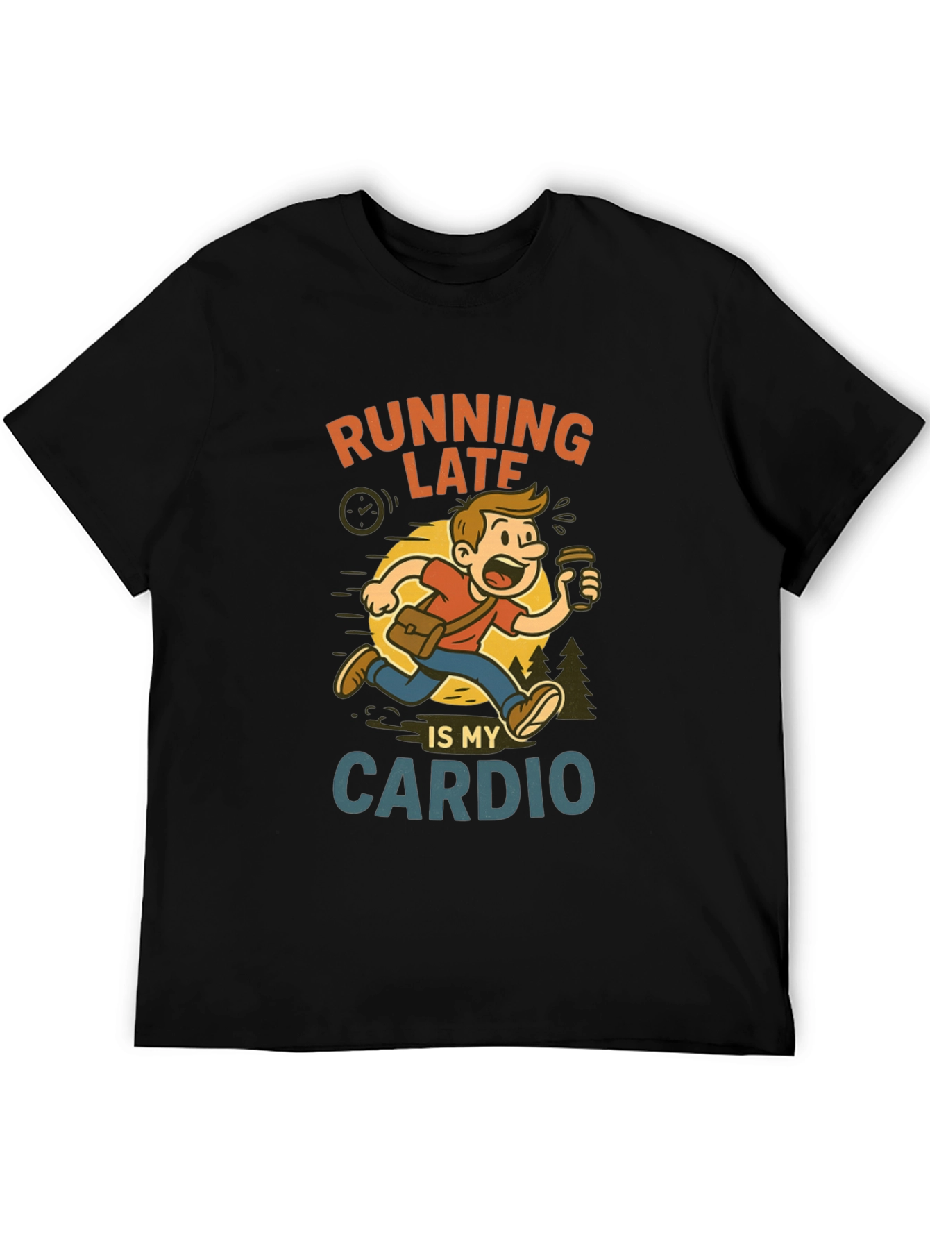 Running Late Cardio Graphic Tee