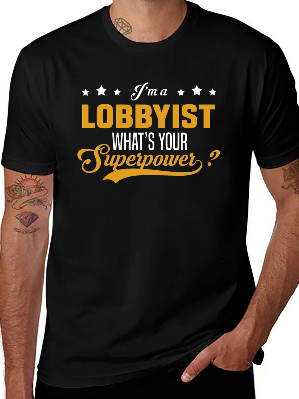 Lobbyist Superpower T-Shirt - Funny Job Pride Tee