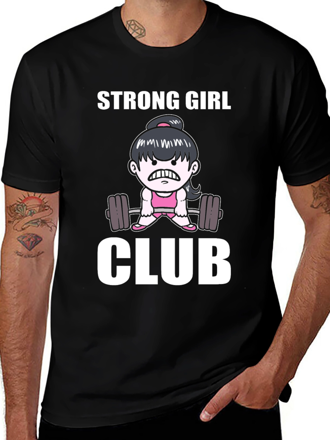 Strong Girl Club Black T-Shirt