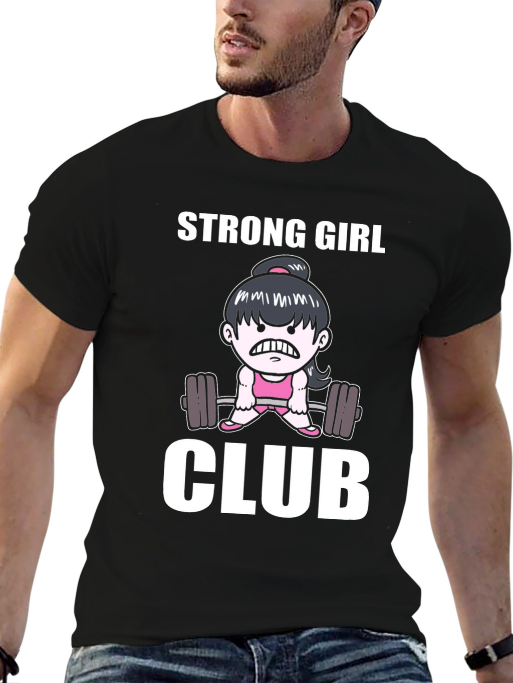 Strong Girl Club Black T-Shirt