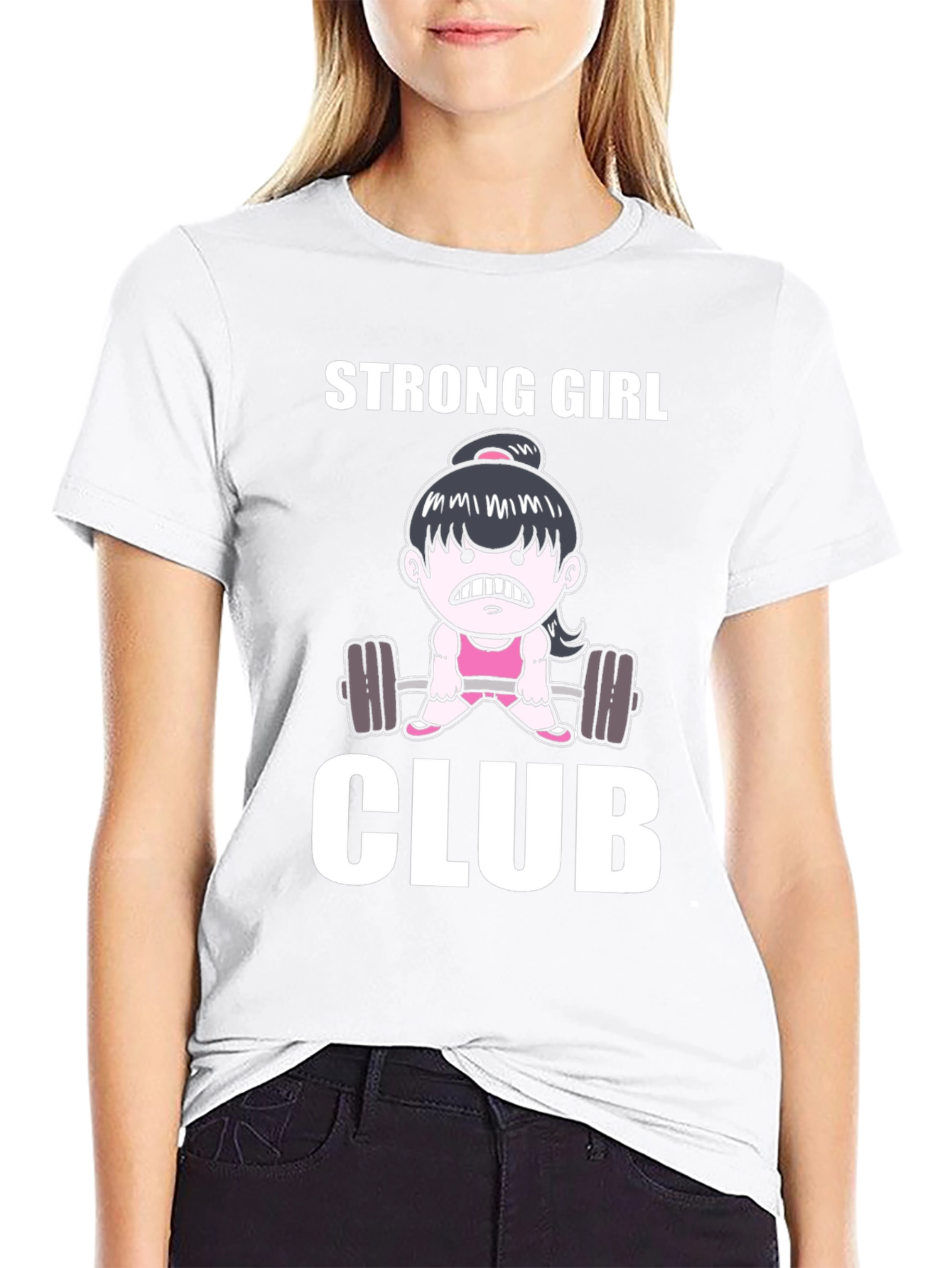 Strong Girl Club Black T-Shirt