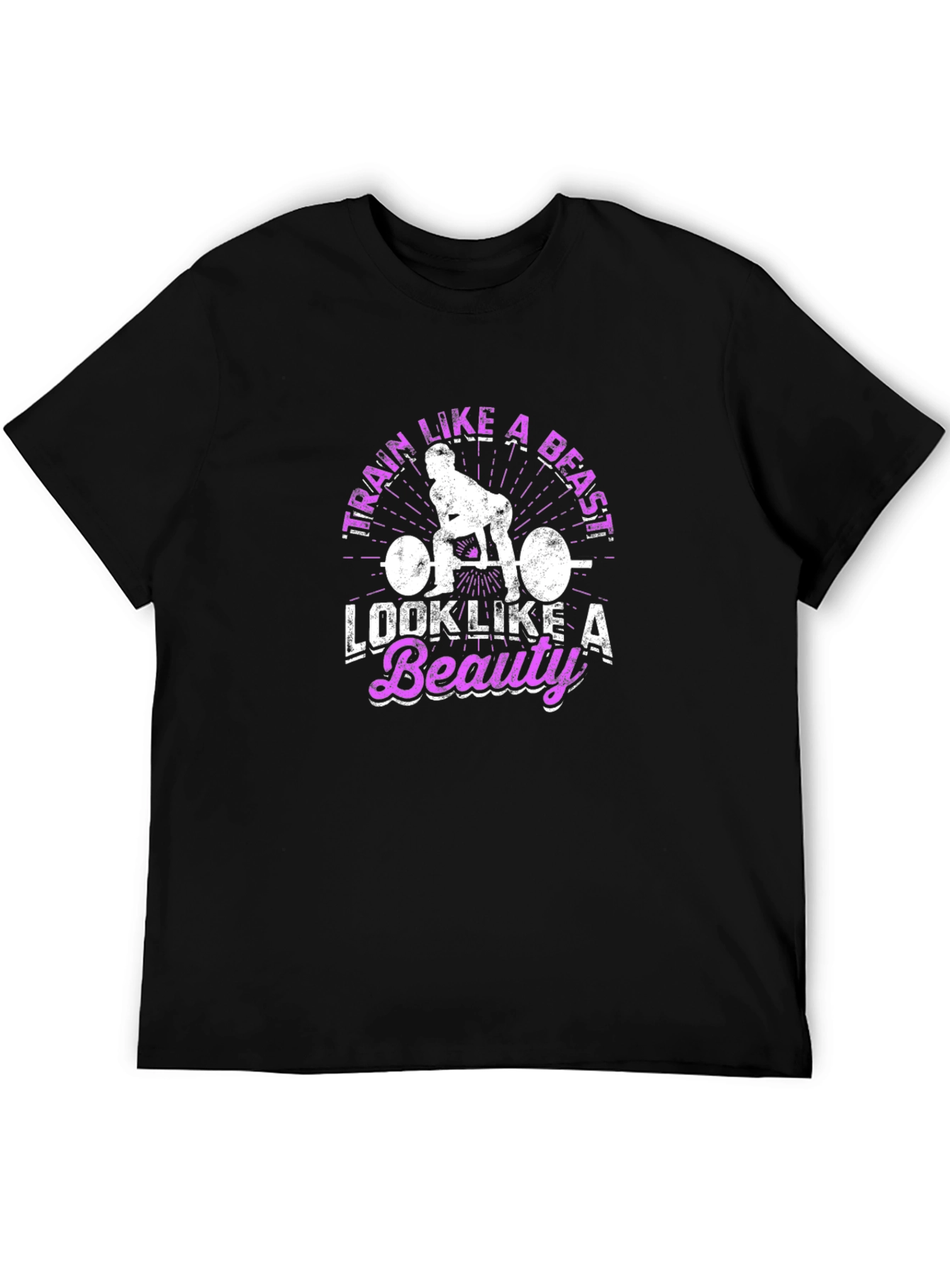 Train Like A Beast T-Shirt - Workout Motivation