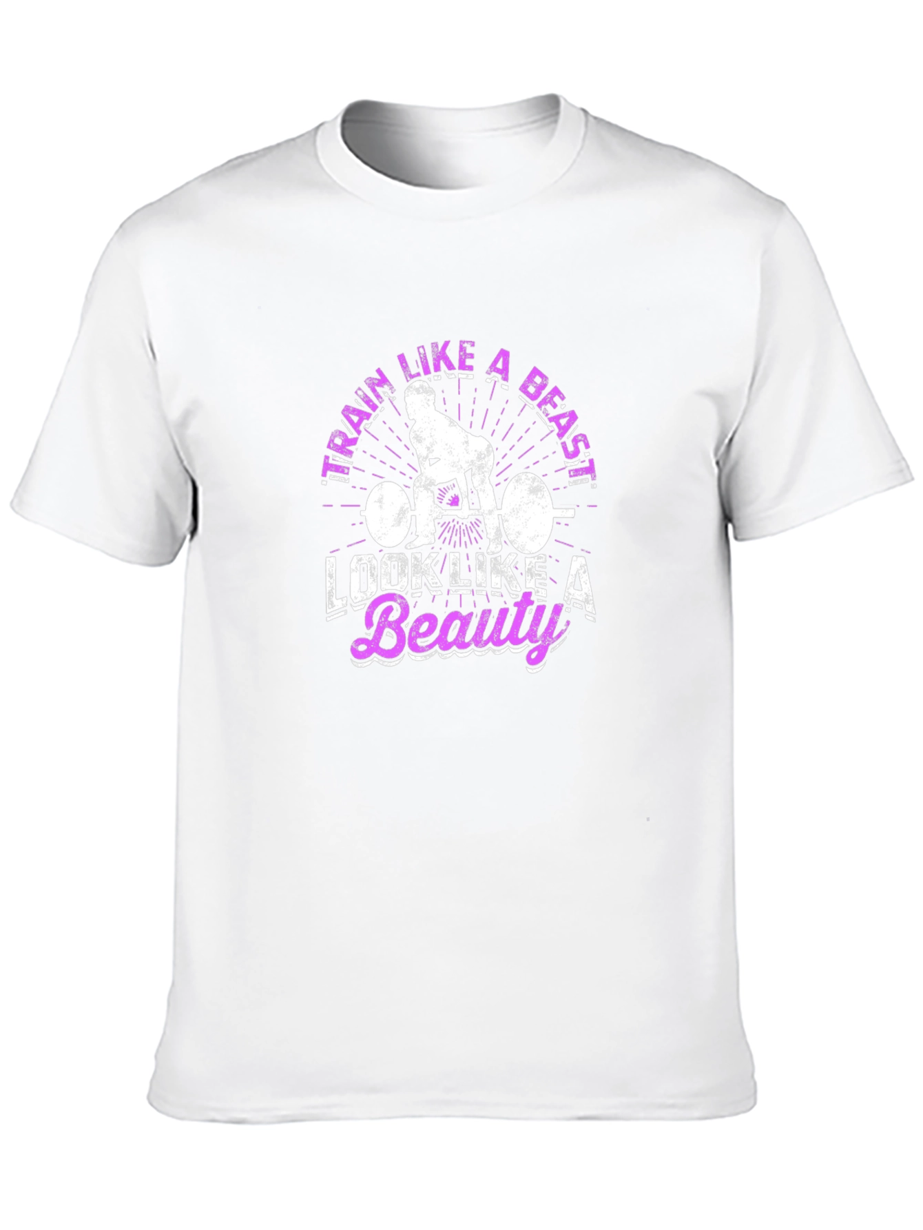 Train Like A Beast T-Shirt - Workout Motivation