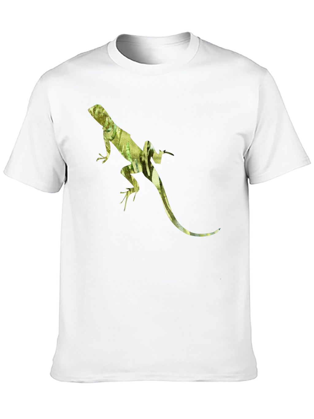 Lizard Print Black T-Shirt