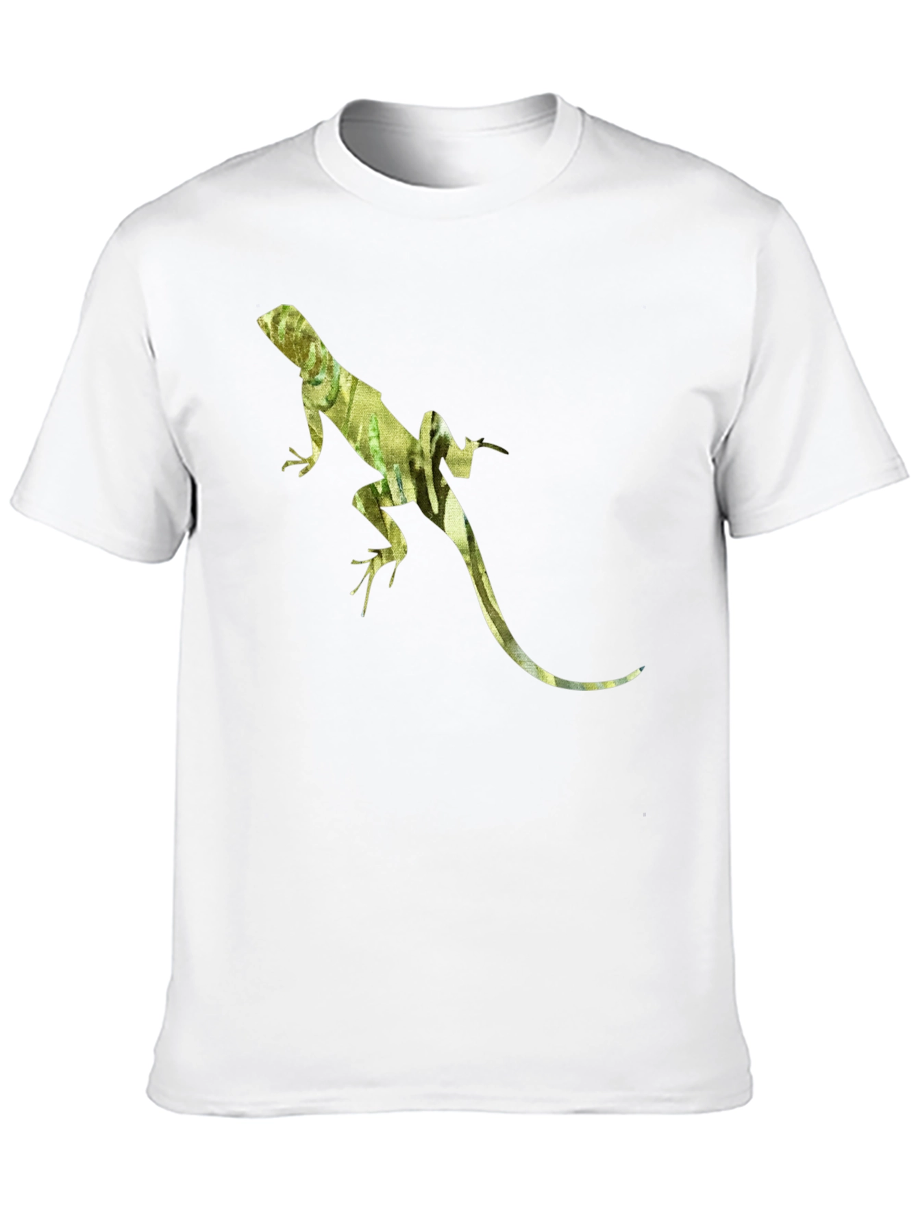 Lizard Print Black T-Shirt