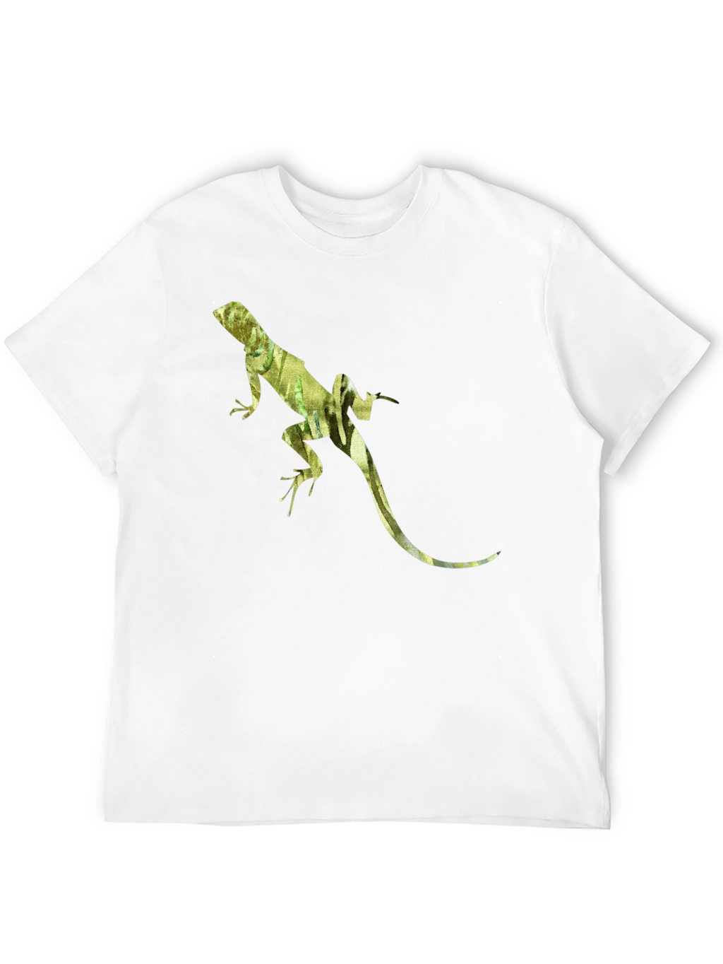 Lizard Print Black T-Shirt