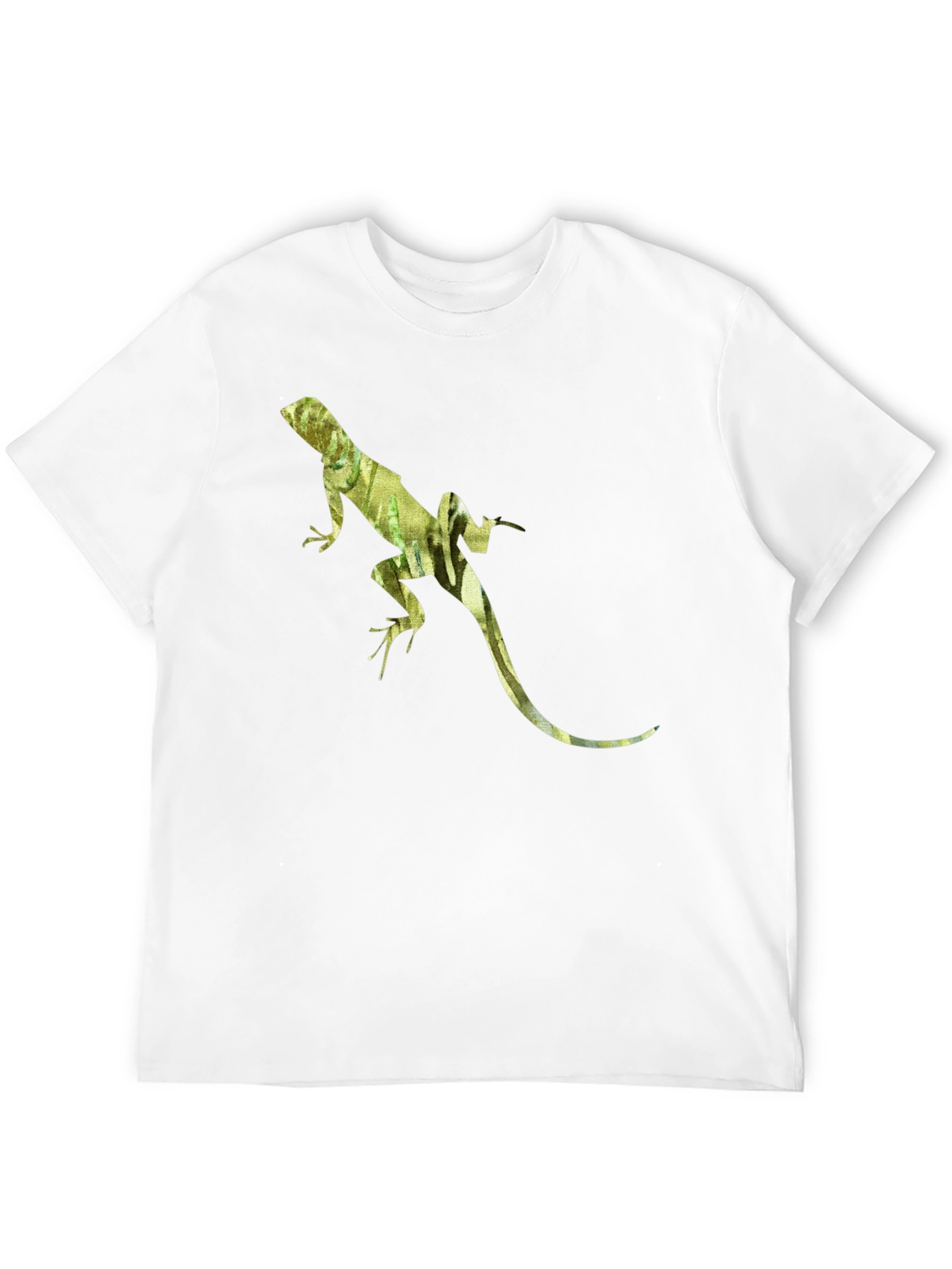 Lizard Print Black T-Shirt